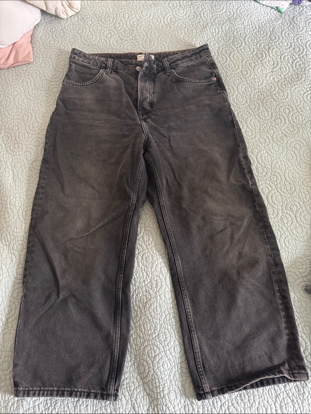 We the free black barrel jeans size 29